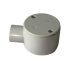 ISAGO 25mm 1 Way Shallow Conduit Box Grey