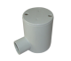 ISAGO 25mm 1 Way Deep Conduit Box Grey