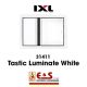IXL Tastic Luminate Single 3 in 1 Bathroom Heater, Exhaust Fan & Light - White 31411