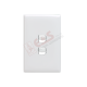 LN770/2 HPM Linea Slim 2 Gang Switch 10A