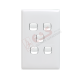 LN770/5 HPM Linea Slim 5 Gang Switch 10A