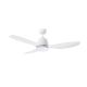 Martec Elite MEF1333WW 48″ Ceiling Fan With 20W Tri colour LED Light Matt White 