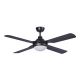 Martec Discovery MDF1243M 48″ 1200mm Ceiling Fan with 15W Tri Colour LED Light Matt Black