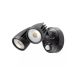 Martec Fortress Pro 36W Tri colour Twin Head LED Security Flood Light with sensor MLXFP3452MS