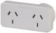 PP4036 Mains Double Adaptor - Left