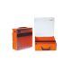 RC003/CL Orange Rolacase with lift out tray and clear lid