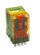 IDEC RELAY, 4PDT, 12VDC, 6A WITH INDICATOR & LATCHING LEVER RU4S-D12