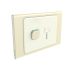 Clipsal Iconic Styl Skin Single Power Point S3015C - 3 Colour Options Crowne | Silver Shadow | Silver