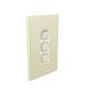 Clipsal Iconic Styl Skin 3 Gang Switch S3043C -Styl Crowne