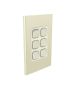 Clipsal Iconic Styl Skin 6 Gang Switch S3041C -Styl Crowne
