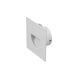 SAL DARHAM S9316 1.5W LED White Square Architecturally designed recessed wall light