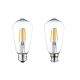 Feggari 8W Dimmable 2700K LED Filament ST64 Vintage Lamps