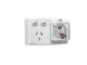 TC15/15/7D Single Switch Socket Outlet, 250V, 15A, 7 Day Timer Control, White Electric