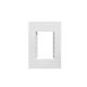 Hager Finesse Systo Accomodation Plate 3 Module WBQSEA3 Gloss White