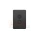 Hager Silhouette 2 Gang Press Switch 10A 240V Matt Black WBSSV2PB-MB