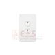 Hager Silhouette 2 Gang Press Switch 10A 240V Matt White WBSSV2PB-MW