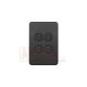 Hager Silhouette 4 Gang Press Switch 10A 240V Matt Black WBSSV4PB-MB