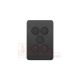 Hager Silhouette 5 Gang Press Switch 10A 240V Matt Black WBSSV5PB-MB