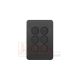 Hager Silhouette 6 Gang Press Switch 10A 240V Matt Black WBSSV6PB-MB