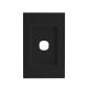 Z4031VH GRID AND PLATE ASSY 1 GANG SATURN ZEN-Zen Black