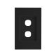 Z4032VH GRID AND PLATE ASSY 2 GANG SATURN ZEN-Zen Black