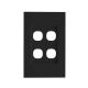 Z4034VH GRID AND PLATE ASSY 4 GANG SATURN ZEN-Zen Black